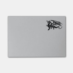 Post-it® Silhouette noire de dragon