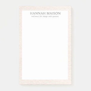 Post-it® Simple Beige Moderne Minimaliste