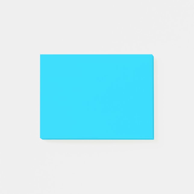 Post-it® Simple bleu clair (Devant)
