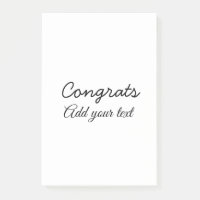 Simple congratulation graduation add your
