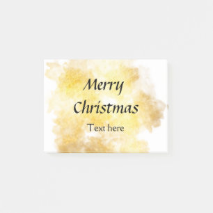 Post-it® Simple doré ajoutez votre texte joyeux Noël person