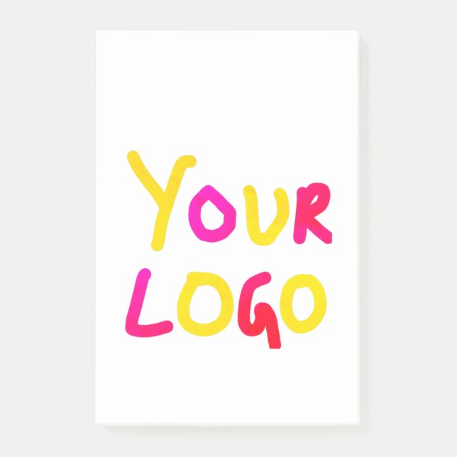 Post-it® simple et minimal ajoutez votre logo/votre design  (Devant)