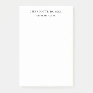 Post-it® Simple minimaliste élégant classique professionnel