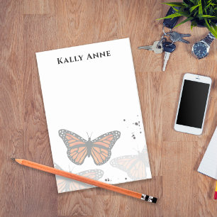 Post-it® Simple Minimaliste, Papillons Monarques Modernes