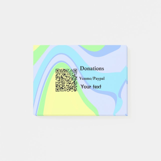 Post-it® Simple minimum ajouter des dons de code-barres ven (Devant)