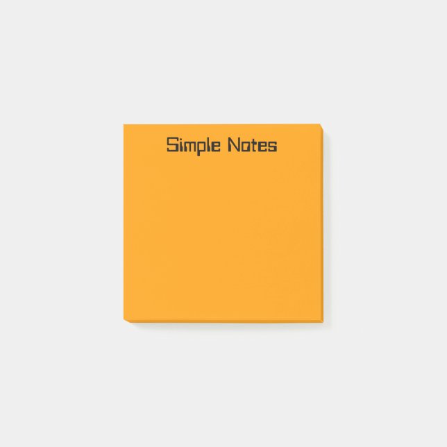 Post-it® Simple orange (Devant)