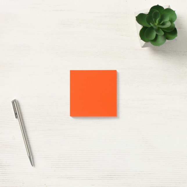 Post-it® Simple Orange Rouge 7,62 cm x 7,62 cm (Bureau)