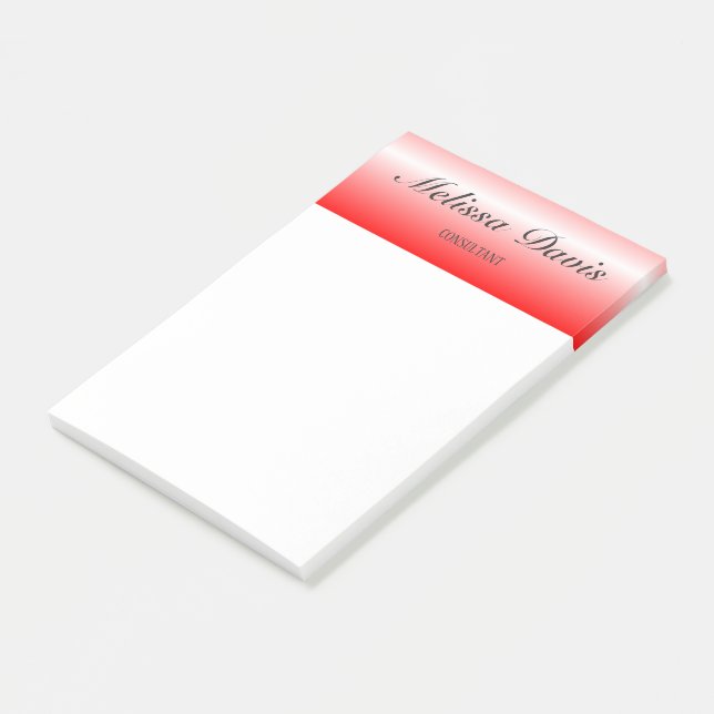 Post-it® Simple rouge brillant (Incliné)