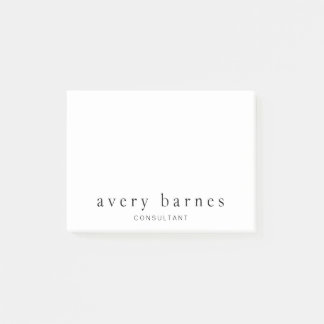 Post-it® Simple White Creative Professional Moderne