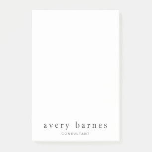 Post-it® Simple White Creative Professional Moderne