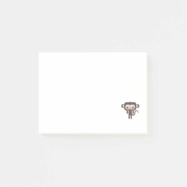 Post-it® Singe de Kawaii (Devant)