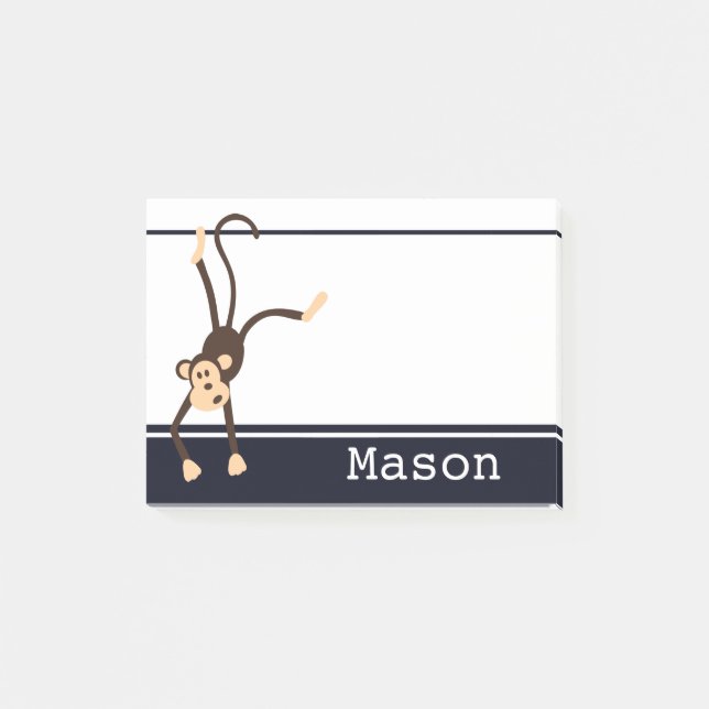 Post-it® Singe effronté drôle personnalisé (Devant)