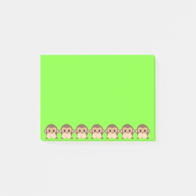Post-it® Singes mignons (Devant)