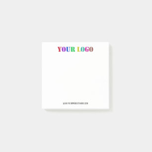 Post-it® Site Web du logo de l'entreprise personnalisé Note