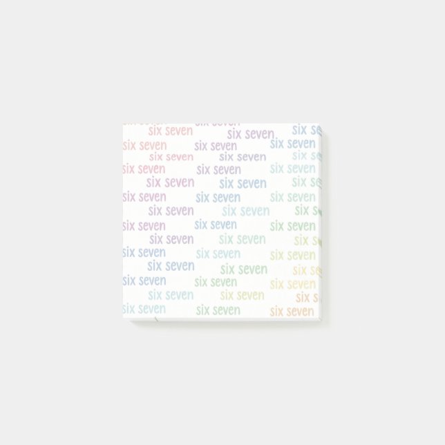 Post-it® Six Seven Multicolore (Devant)