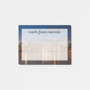 Post-it® Skyline De Chicago La Nuit