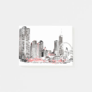 Post-it® Skyline de Chicago moderne