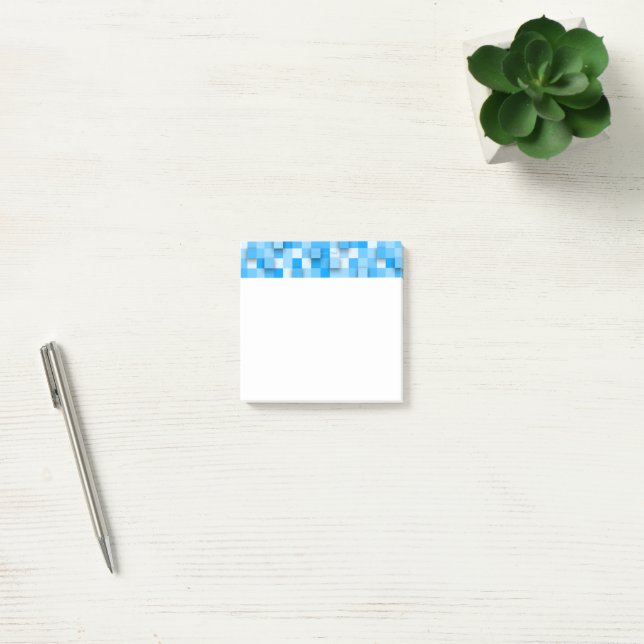 Post-it® SlipperyJoe's carré artwork mosaïque moderne trois (Bureau)