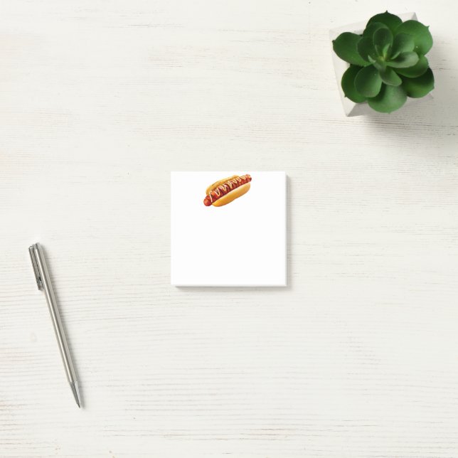 Post-it® SlipperyJoe's hot dog niché doucement pain jaune v (Bureau)