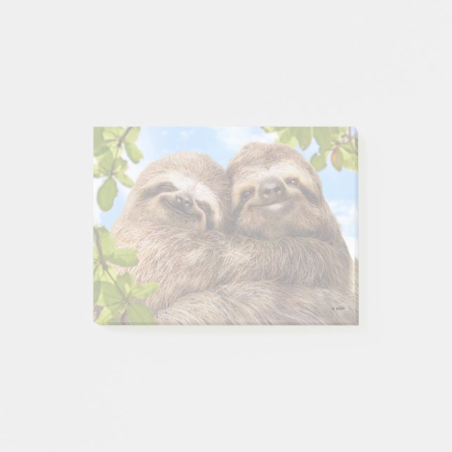 Post-it® Sloth Couple (Devant)