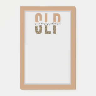 Post-it® SLP Pathologiste de la langue de parole Cheetah