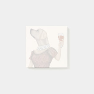 Post-it® Snob de vin du Labrador jaune