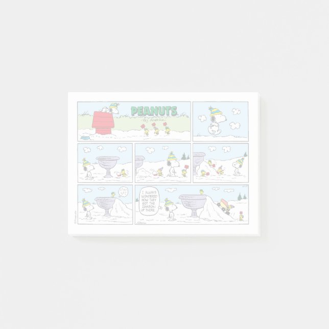 Post-it® Snoopy et l'équipage Zamboni (Devant)