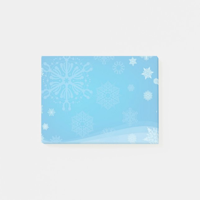 Post-it® Snowflakes Post-it-Notes (Devant)