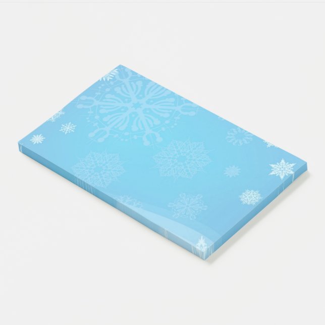 Post-it® Snowflakes Post-it-Notes (Incliné)