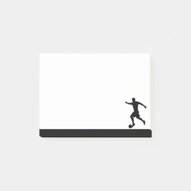 Post-it® Soccer Player Athlete Sport Silhouette (Devant)