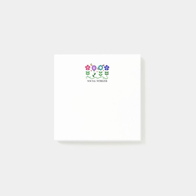 Post-it® Social Worker, design populaire, (Devant)