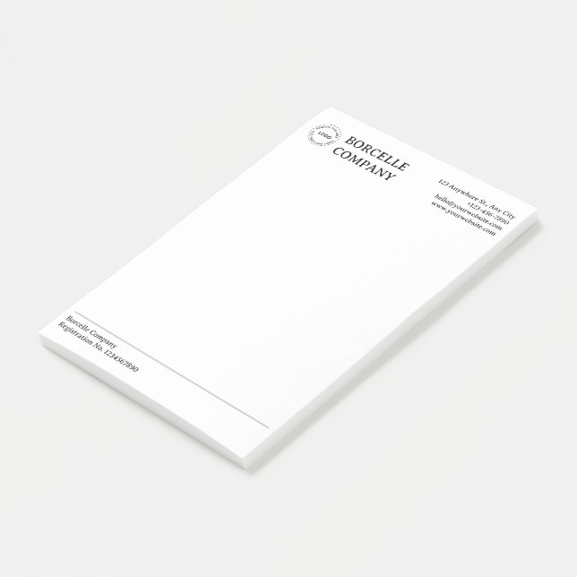 Post-it® Société Professionnelle Moderne  (Incliné)