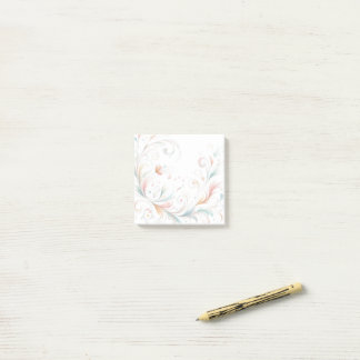Post-it® Soft Flourish Desk  Notes - Post-It Notes