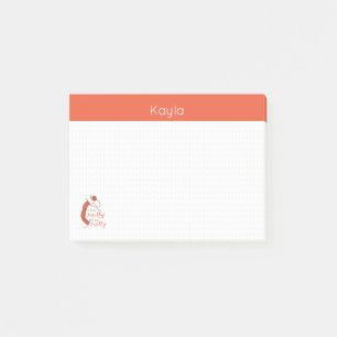 Post-it® Soft Orange Je Me Sens Knitty, Oh So Knitty