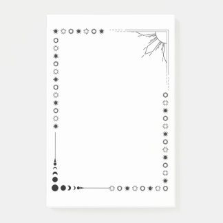 Post-it® Soleil et Lune poster il note grand