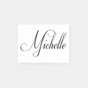 Post-it® Son nom est Michelle Calligraphy