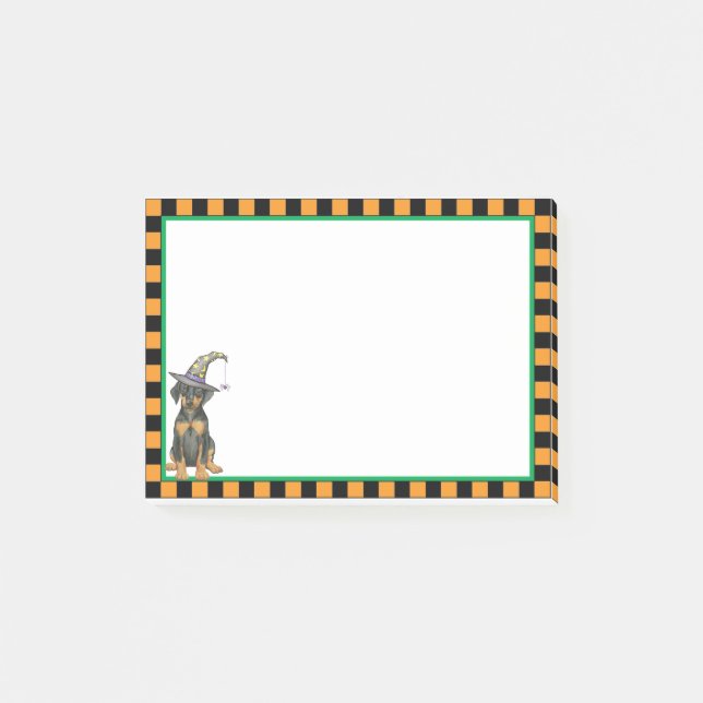 Post-it® Sorcière de dobermann (Devant)