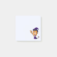 Sorcière mignonne en Casquette violet Halloween