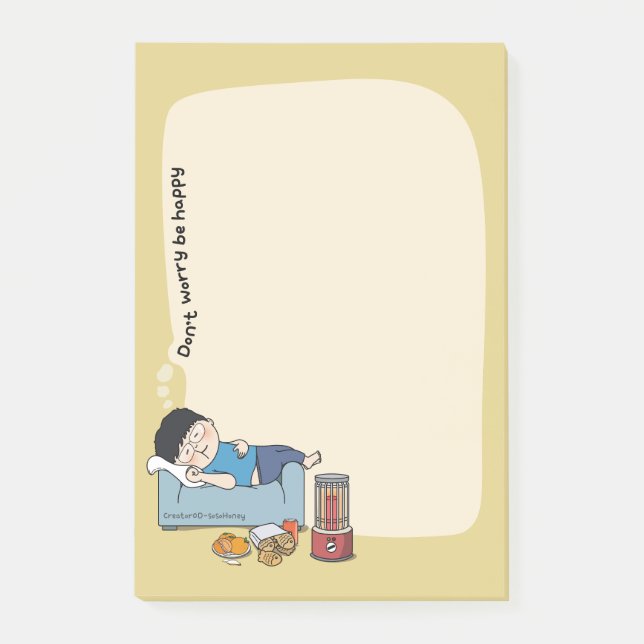 Post-it® sosoHoney(60) dormir (Devant)