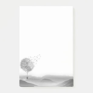 Post-it® Soufflement chaud mignon de graines de pissenlit