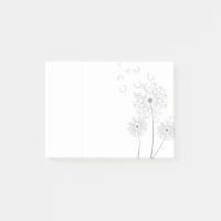 Soufflement simple de graines de pissenlit