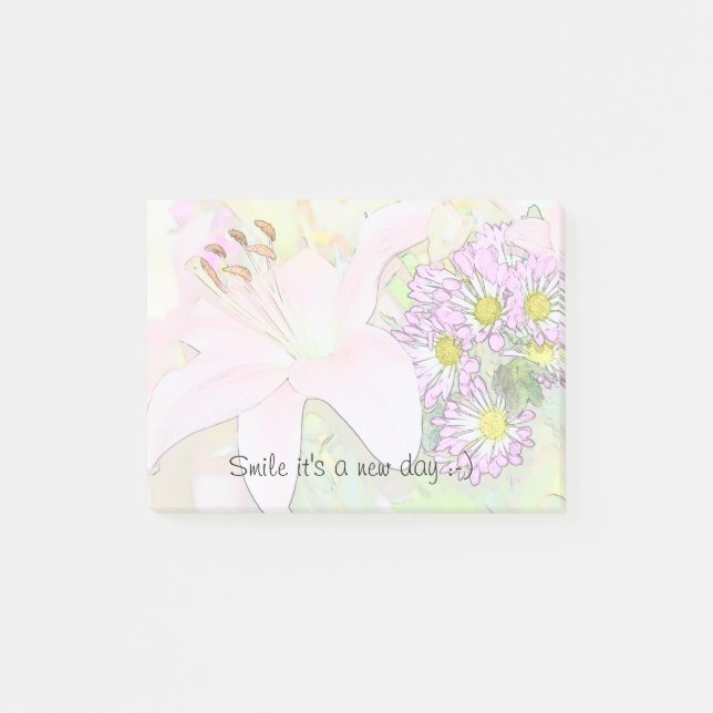 Post-it® Sourire c'est de nouvelles notes d'un courrier de (Devant)