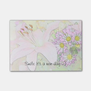 Post-it® Sourire c'est de nouvelles notes d'un courrier de