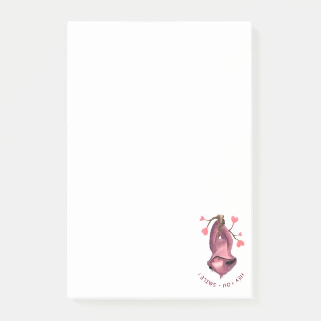 Post-it® Sourire romantique (Devant)