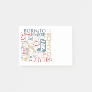 Post-it® Soutenu pour danser ID277 bleu