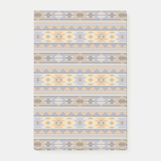 Post-it® Southwest Design Gold Blue Grey Tribal Motif (Devant)