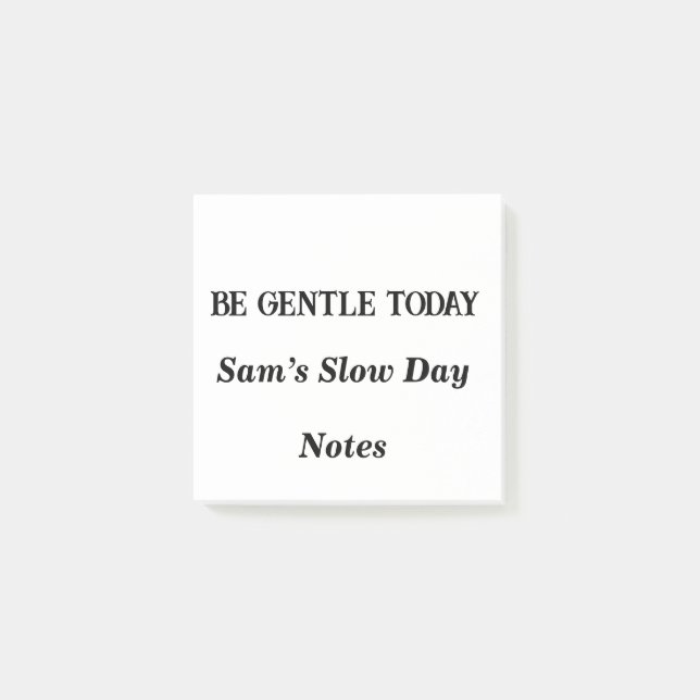 Post-it® Soyez gentils aujourd'hui - Rappel personnalisé en (Devant)