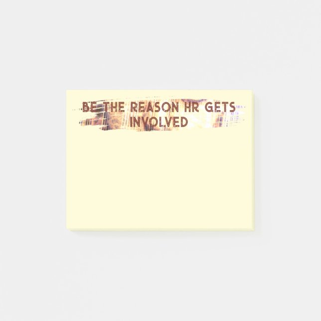 Post-it® Soyez la raison pour laquelle les RH s'impliquent (Devant)