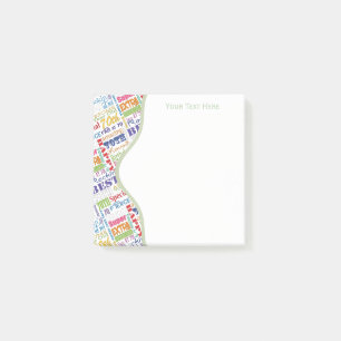Post-it® Special 70th Birthday Party Cadeaux personnalisés