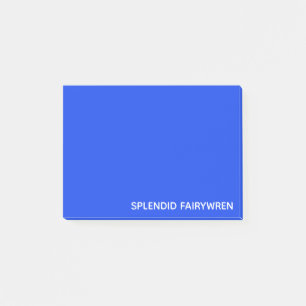 Post-it® Splendid Fairywren Blue Colour